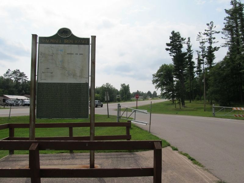 Menominee Iron Range Marker. Click for full size. Menominee Iron Range Marker image. Click for full size.