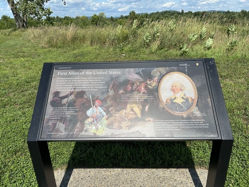 First Allies of the United States Marker. Click for full size. First Allies of the United States Marker image. Click for full size.