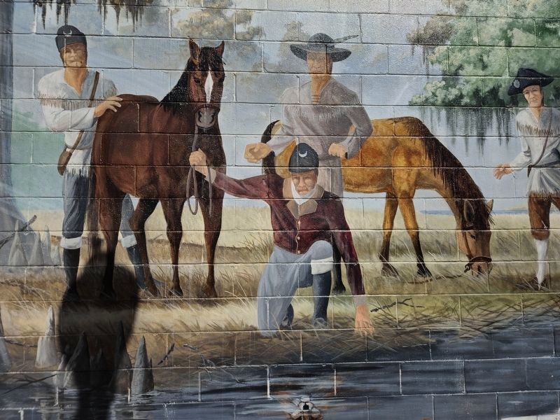 Francis Marion Reflections of the "Swamp Fox" in the pond. Click for full size. Francis Marion Reflections of the "Swamp Fox" in the pond image. Click for full size.
