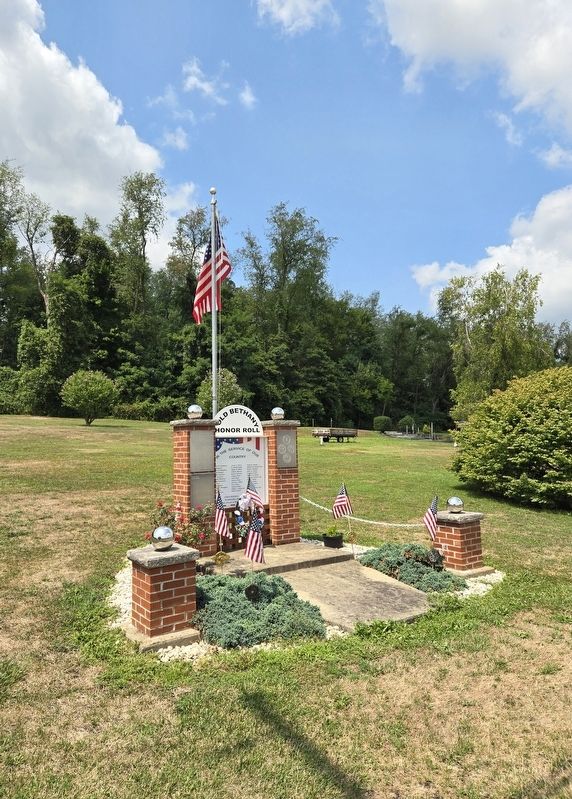 Old Bethany Honor Roll Marker image. Click for full size.