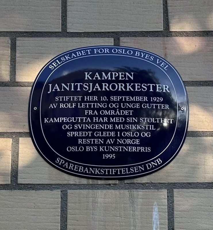 Kampen Janitsjarorkester Marker. Click for full size. Kampen Janitsjarorkester Marker image. Click for full size.