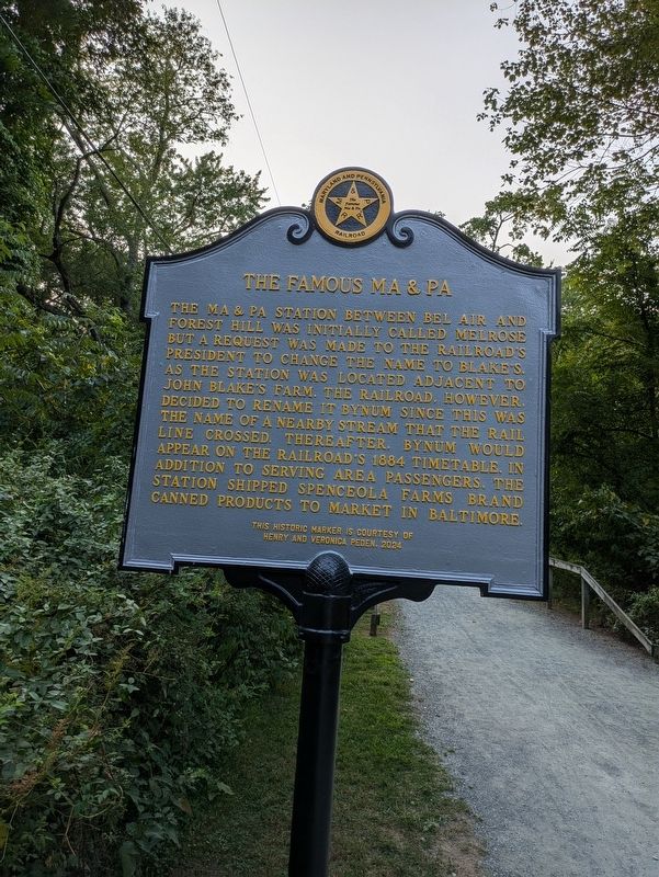 The Famous Ma & Pa Marker. Click for full size. The Famous Ma & Pa Marker image. Click for full size.