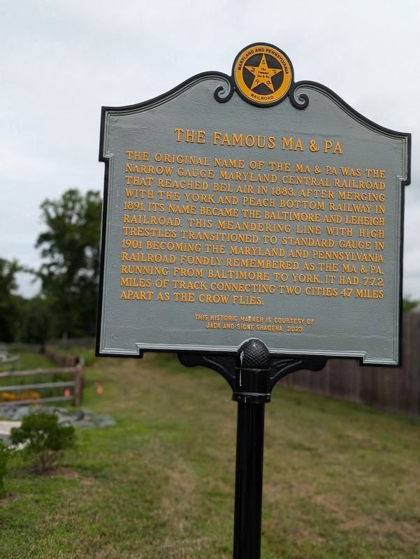 The Famous Ma & Pa Marker. Click for full size. The Famous Ma & Pa Marker image. Click for full size.