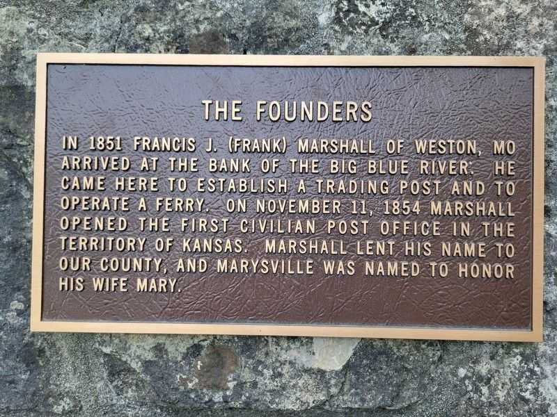 The Founders Marker. Click for full size. The Founders Marker image. Click for full size.