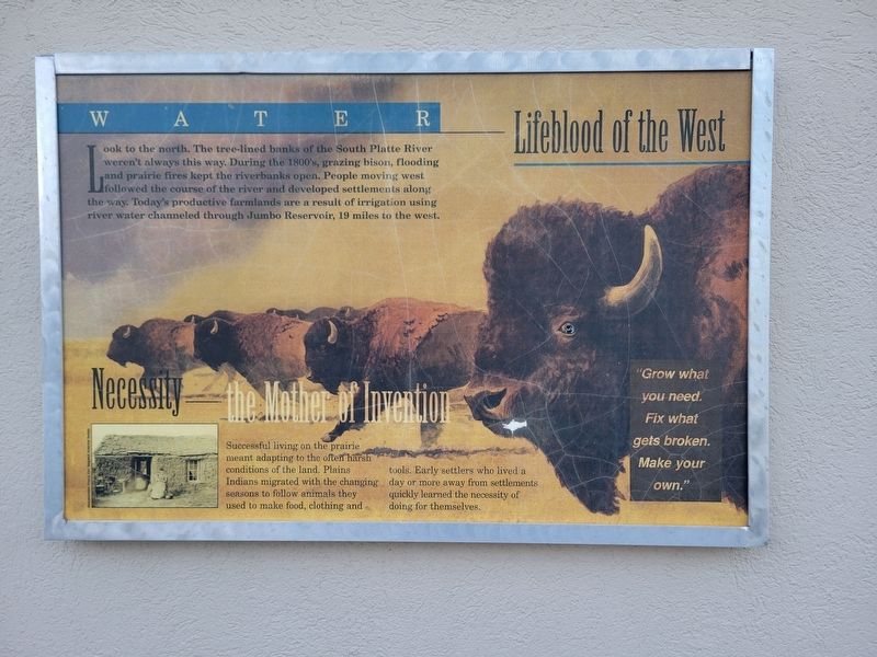 Water - Lifeblood of the West Marker. Click for full size. Water - Lifeblood of the West Marker image. Click for full size.