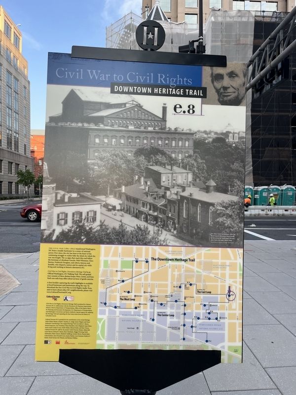 Lillian and Albert Small Jewish Museum Marker [Reverse] image. Click for full size.