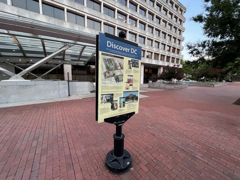 Discover DC / Judiciary Square Marker. Click for full size. Discover DC / Judiciary Square Marker image. Click for full size.