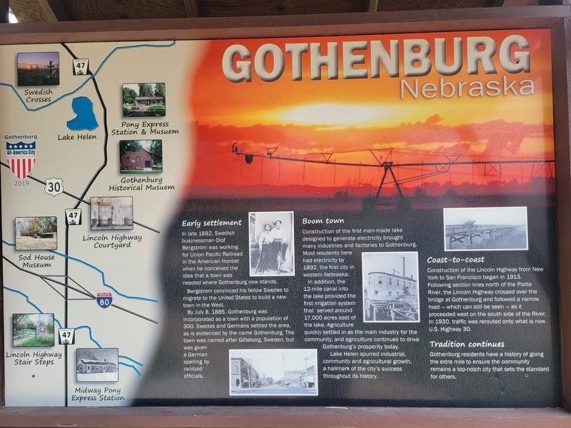 Gothenburg Marker image. Click for full size.