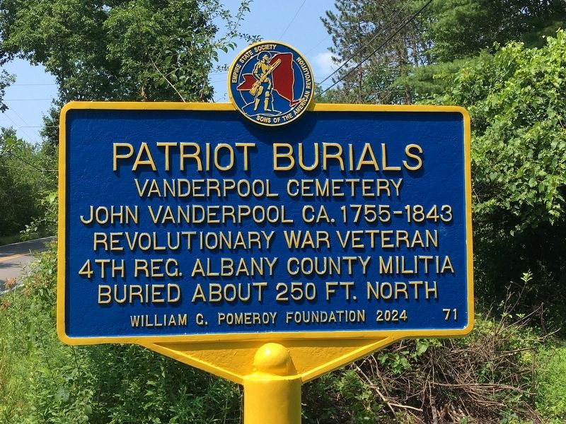Patriot Burials Marker. Click for full size. Patriot Burials Marker image. Click for full size.