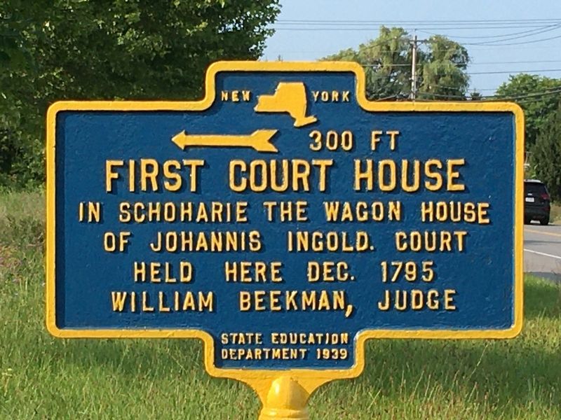 First Court House Marker. Click for full size. First Court House Marker image. Click for full size.