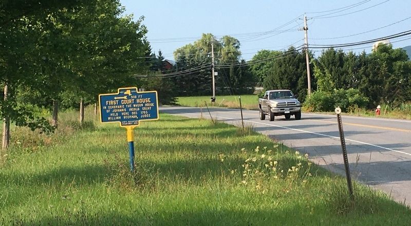 First Court House Marker. Click for full size. First Court House Marker image. Click for full size.