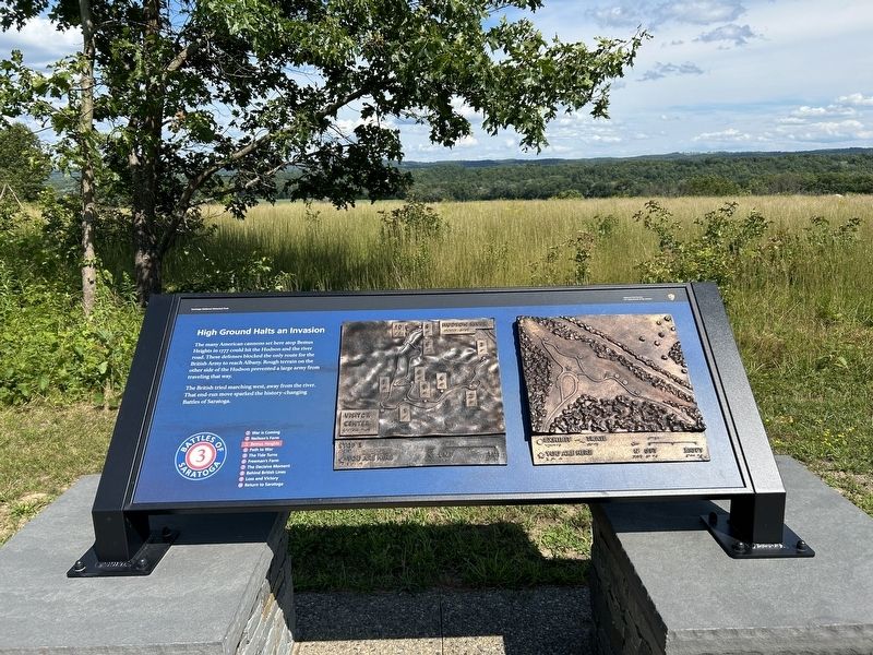 High Ground Halts an Invasion Marker image. Click for full size.