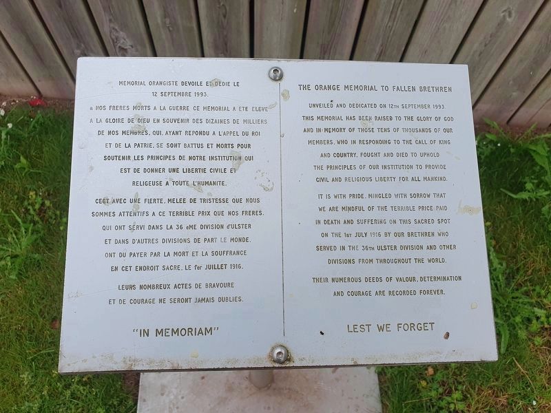 Nearby Orange Institution Memorial Dedication Tablet. Click for full size. Nearby Orange Institution Memorial Dedication Tablet image. Click for full size.