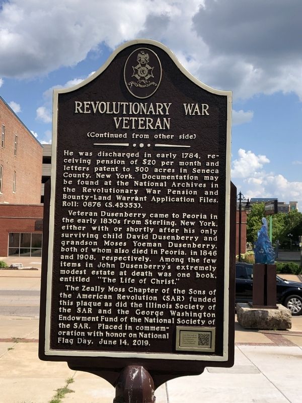 Revolutionary War Veteran Marker, Side Two. Click for full size. Revolutionary War Veteran Marker, Side Two image. Click for full size.