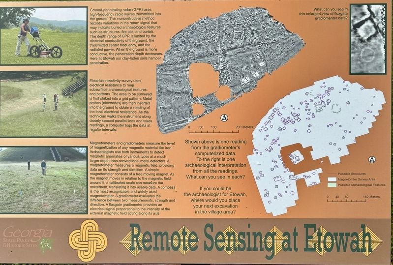 Remote Sensing at Etowah Marker. Click for full size. Remote Sensing at Etowah Marker image. Click for full size.