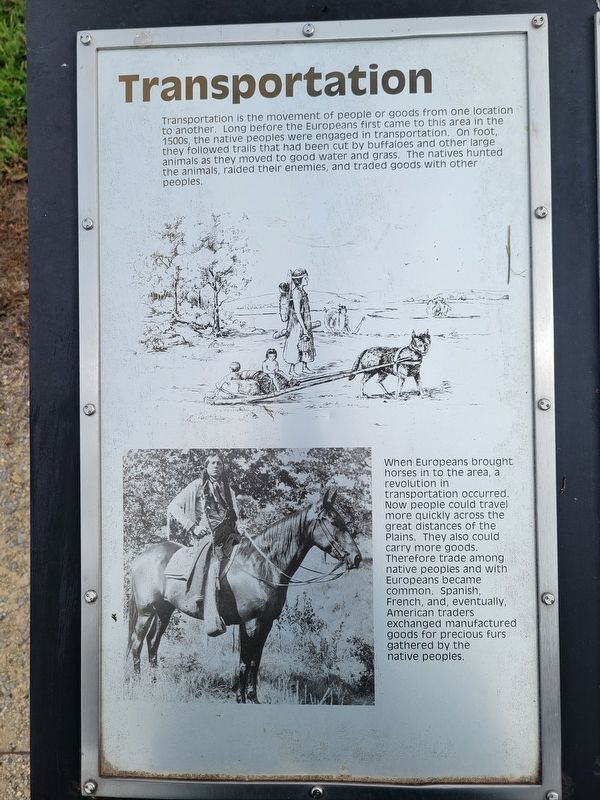 Transportation Marker image. Click for full size.