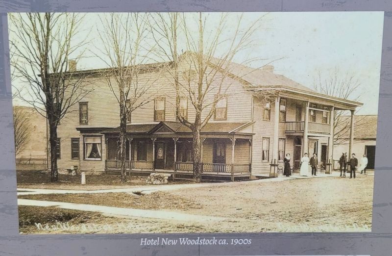 Hotel New Woodstock ca. 1900s image. Click for full size.