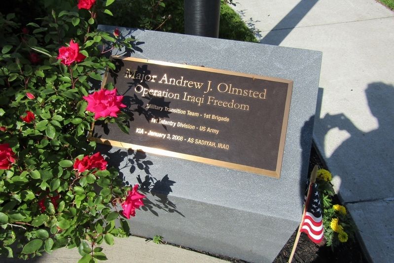 Major Andrew J. Olmsted. Click for full size. Major Andrew J. Olmsted image. Click for full size.