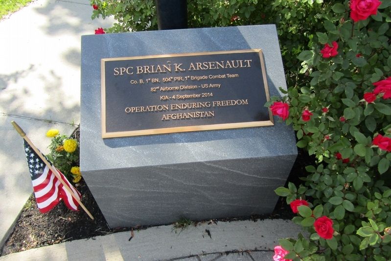 SPC Brian K. Arsenault. Click for full size. SPC Brian K. Arsenault image. Click for full size.