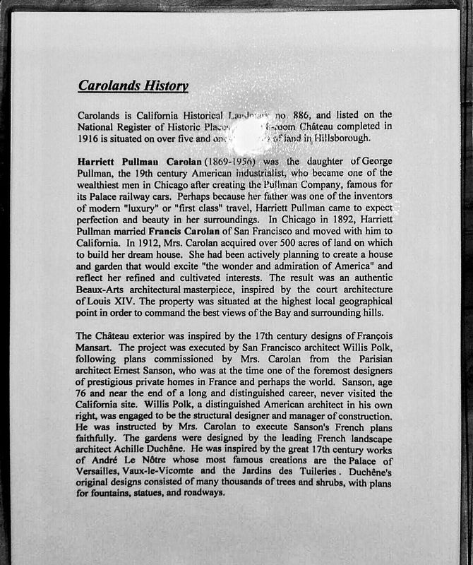 Carolands Marker image. Click for full size.