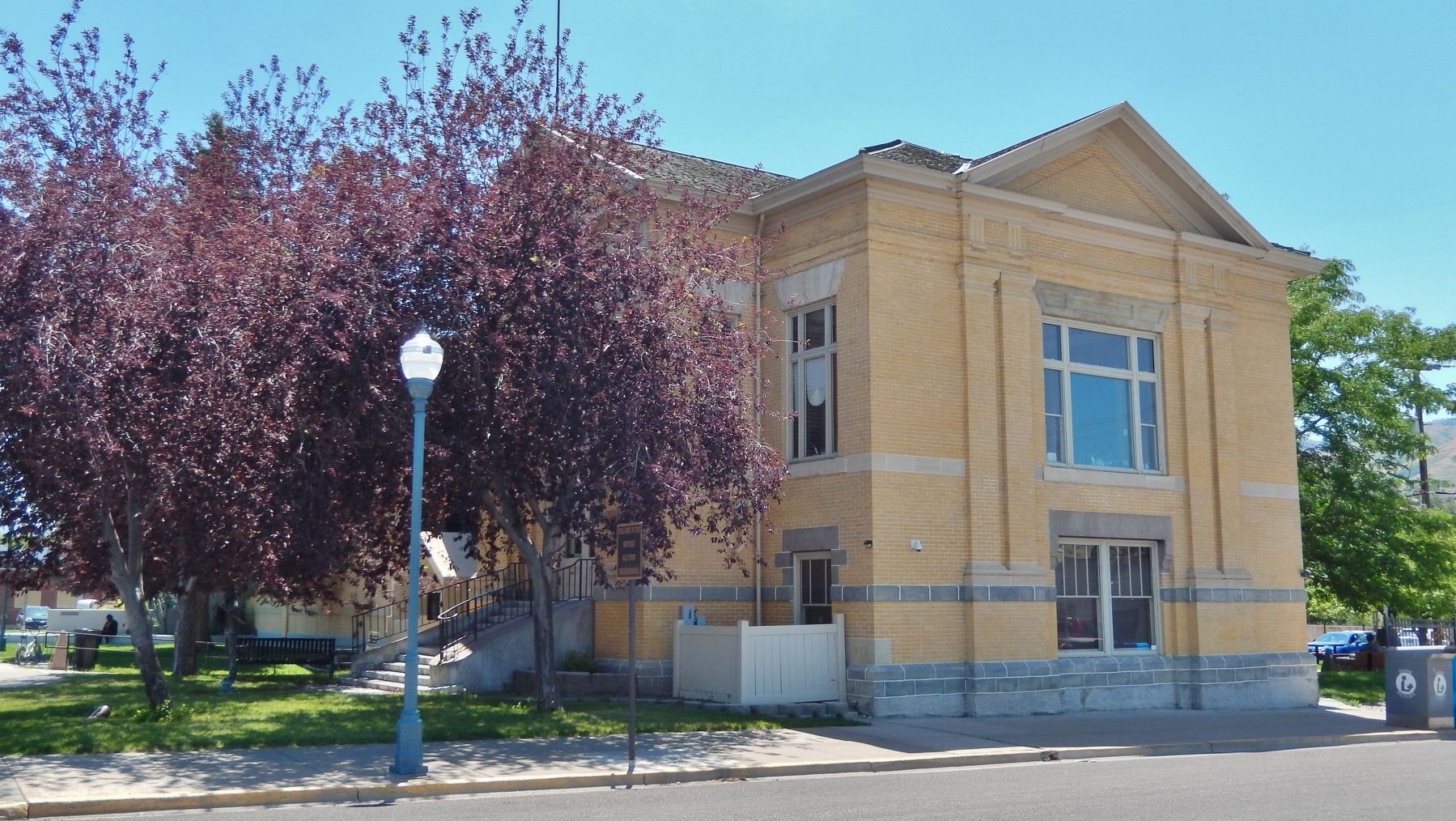 Pocatello Carnegie Library (<i>northeast elevation</i>). Click for full size. Pocatello Carnegie Library (<i>northeast elevation</i>) image. Click for full size.