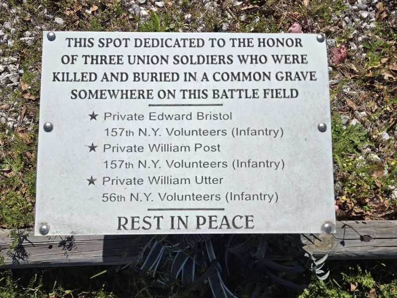 Union Tribute at Dingle's Mill. Click for full size. Union Tribute at Dingle's Mill image. Click for full size.