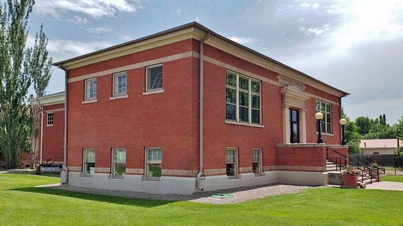 Carnegie Public Library, Monte Vista Branch<br>(<i>northwest elevation</i>). Click for full size. Carnegie Public Library, Monte Vista Branch<br>(<i>northwest elevation</i>) image. Click for full size.