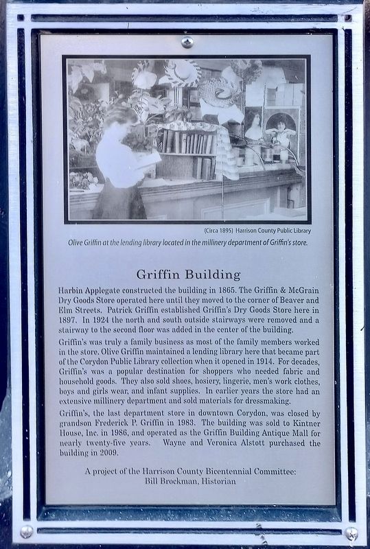 Griffin Building Marker. Click for full size. Griffin Building Marker image. Click for full size.