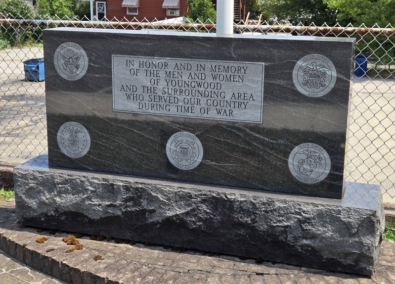 Youngwood Area Veterans Monument. Click for full size. Youngwood Area Veterans Monument image. Click for full size.