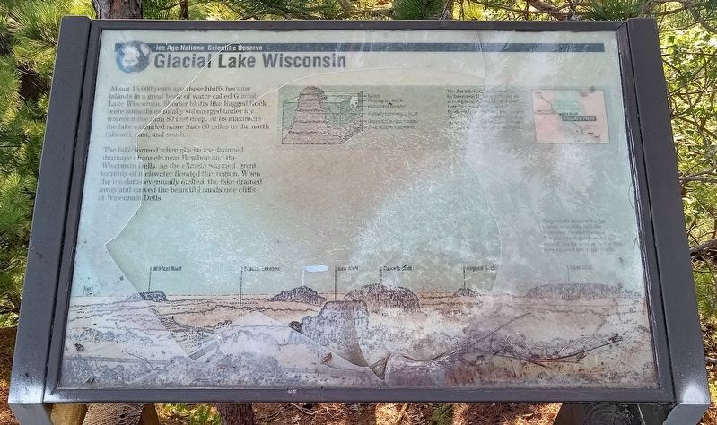 Glacial Lake Wisconsin Marker image. Click for full size.