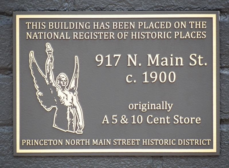 917 N. Main St. Marker image. Click for full size.
