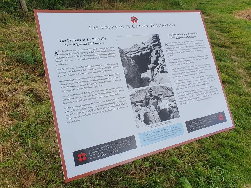 The Bretons at La Boisselle Marker image. Click for full size.