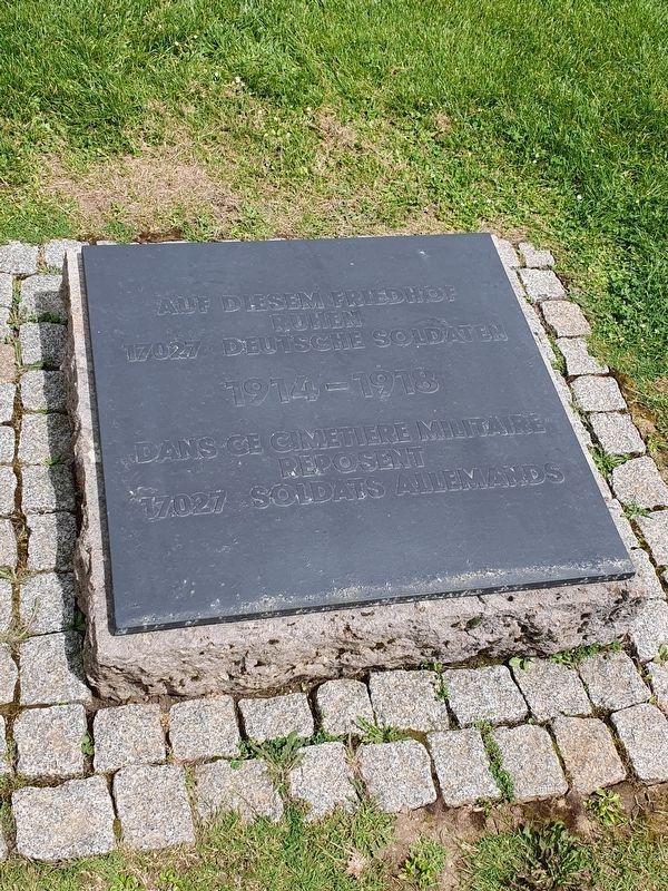 German Military Cemetery Memorial image. Click for full size.