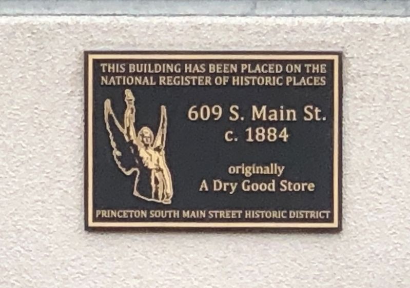 609 S. Main St. Marker image. Click for full size.