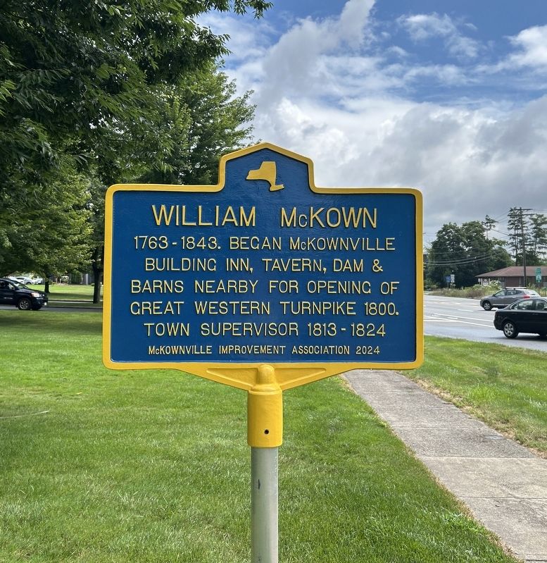 William McKown Marker image. Click for full size.