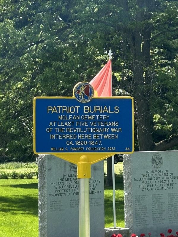 Patriot Burials Marker. Click for full size. Patriot Burials Marker image. Click for full size.