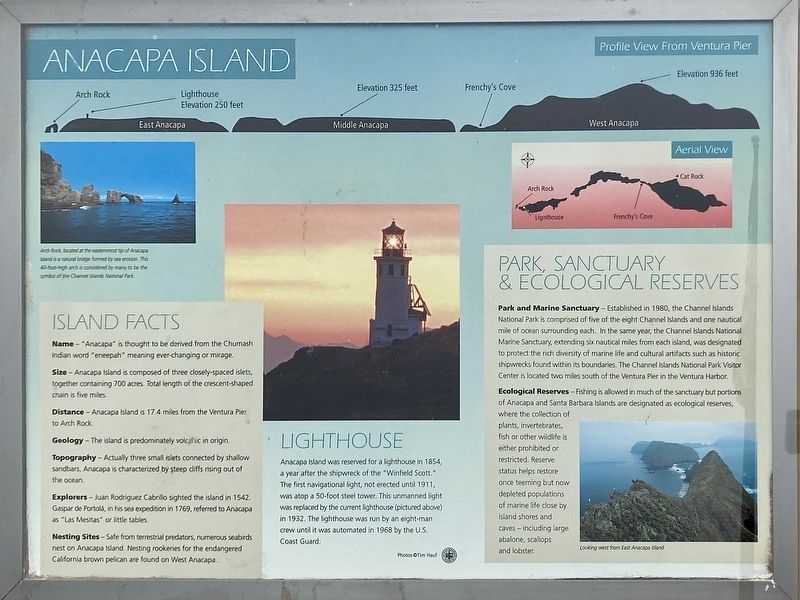 Anacapa Island Marker image. Click for full size.