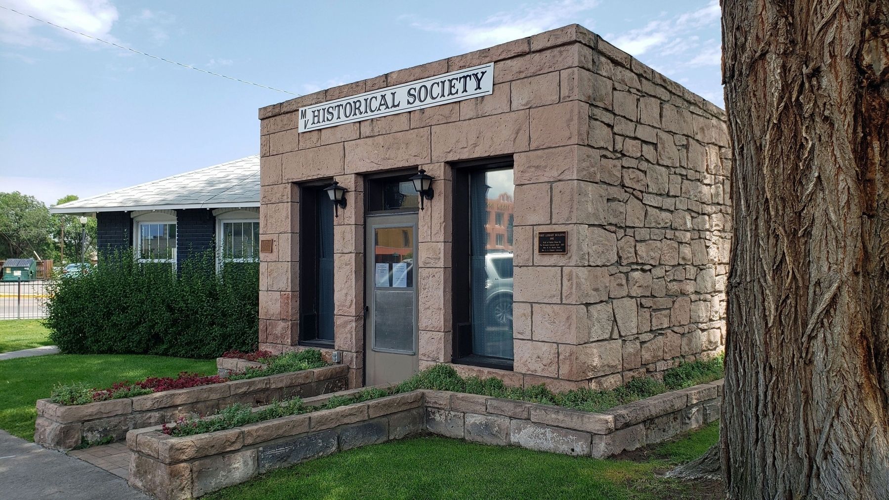 First Library Building (<i>southwest elevation</i>) image. Click for full size.