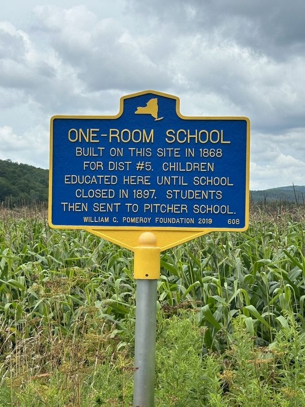 One-Room School Marker image. Click for full size.