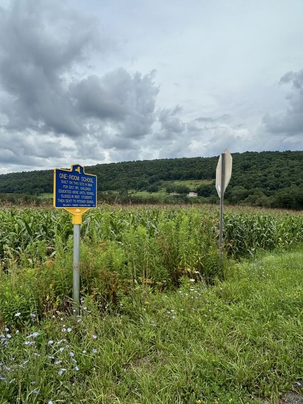 One-Room School Marker image. Click for full size.
