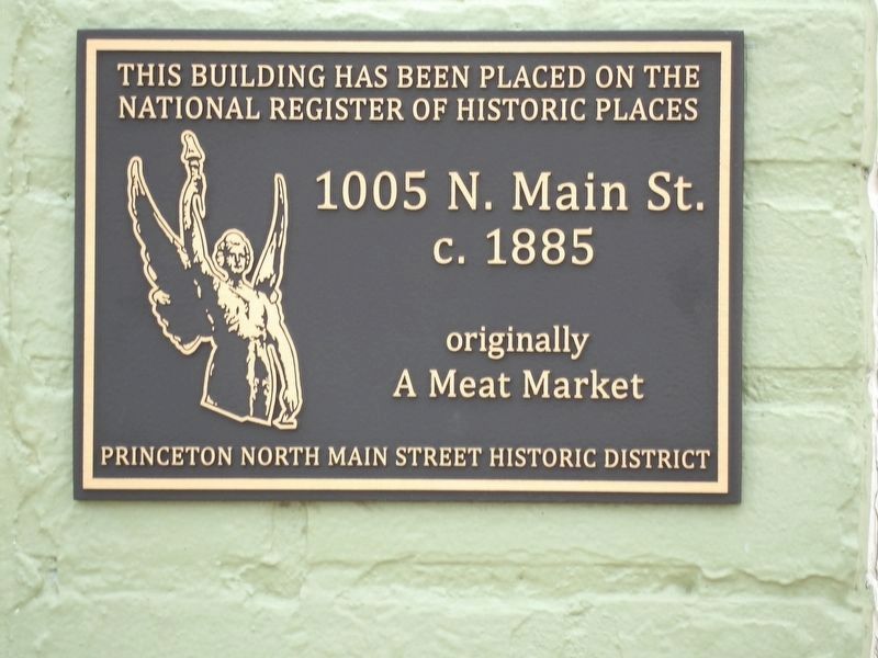 1005 N. Main St. Marker image. Click for full size.