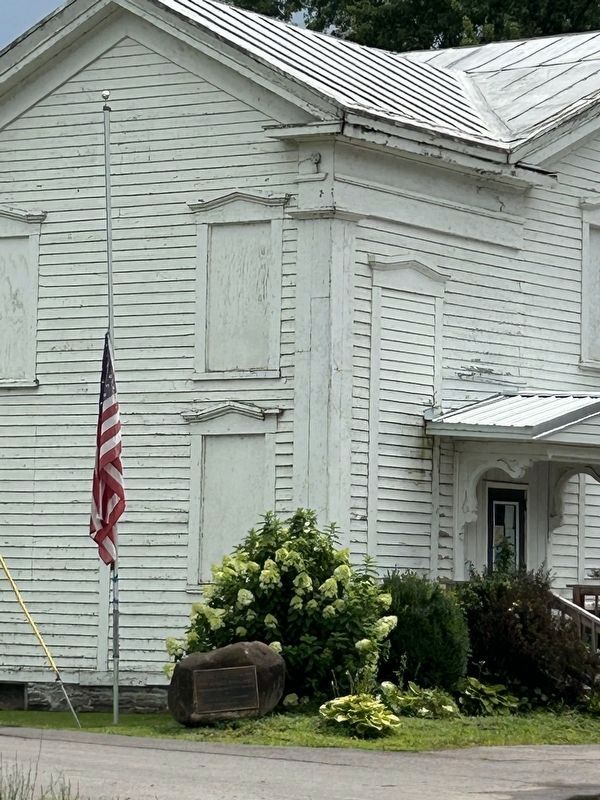 Cincinnatus Town Hall Marker. Click for full size. Cincinnatus Town Hall Marker image. Click for full size.