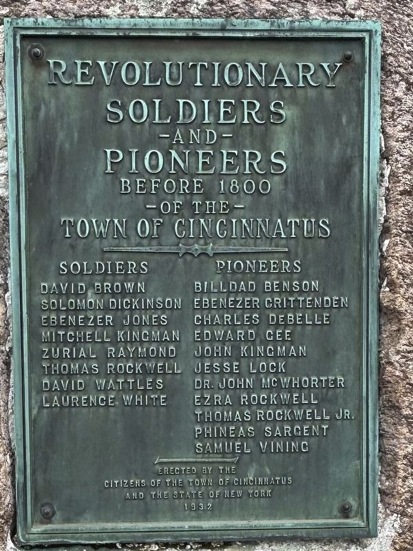 Revolutionary Soldiers and Pioneers before 1800 Marker. Click for full size. Revolutionary Soldiers and Pioneers before 1800 Marker image. Click for full size.