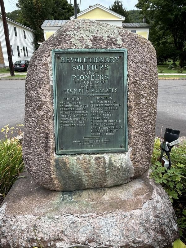 Revolutionary Soldiers and Pioneers before 1800 Marker. Click for full size. Revolutionary Soldiers and Pioneers before 1800 Marker image. Click for full size.