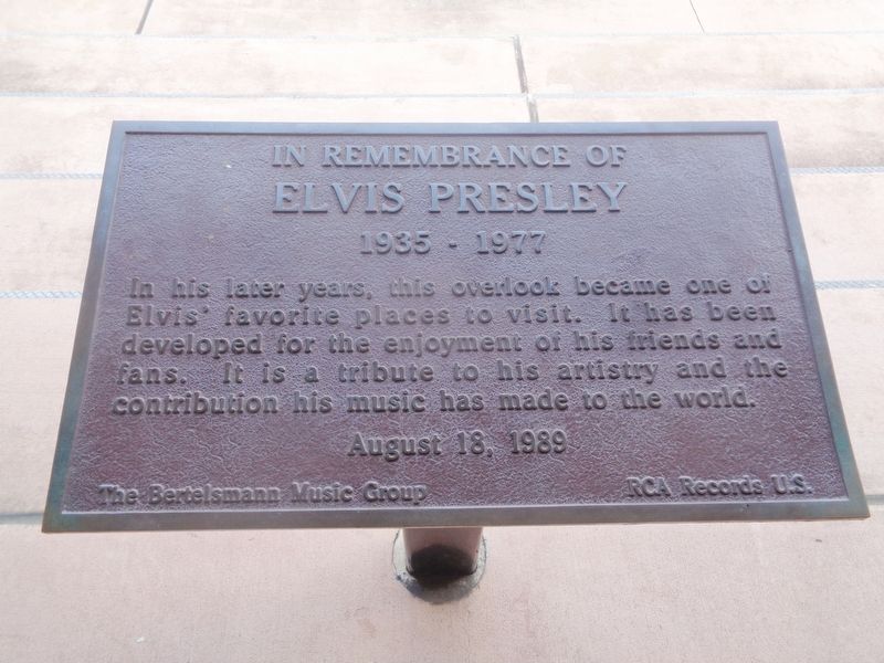 In Remembrance of Elvis Presley Marker image. Click for full size.