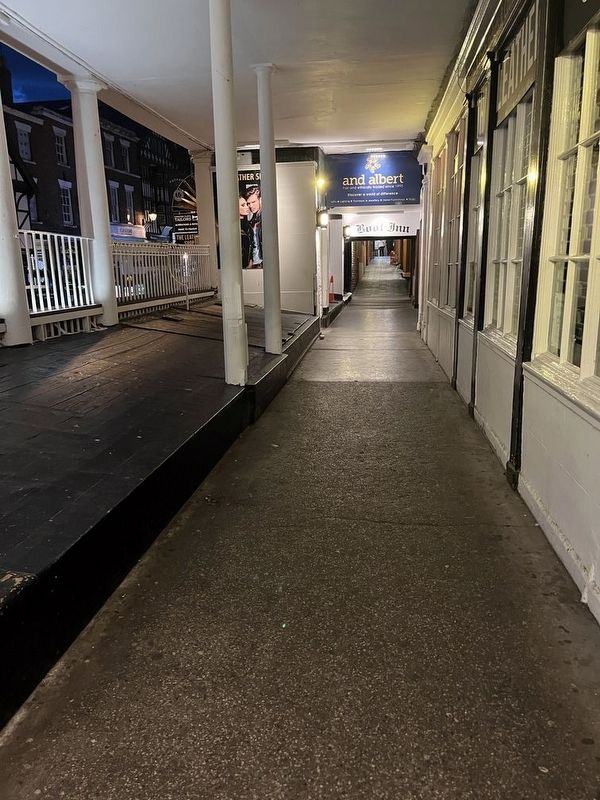 One of the walkways in "The Rows". Click for full size. One of the walkways in "The Rows" image. Click for full size.