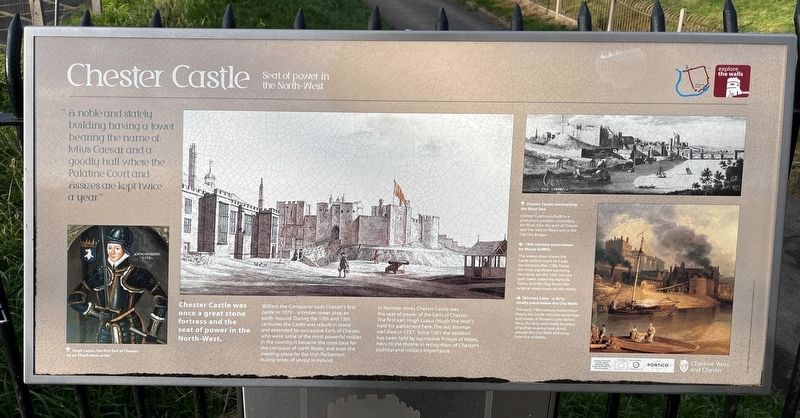 Chester Castle Marker. Click for full size. Chester Castle Marker image. Click for full size.