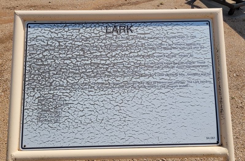 Lark Marker image. Click for full size.