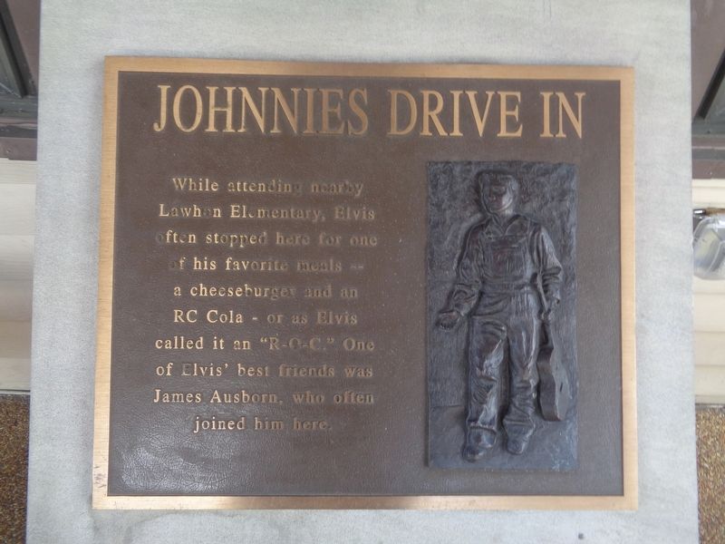 Johnnies Drive In Marker. Click for full size. Johnnies Drive In Marker image. Click for full size.