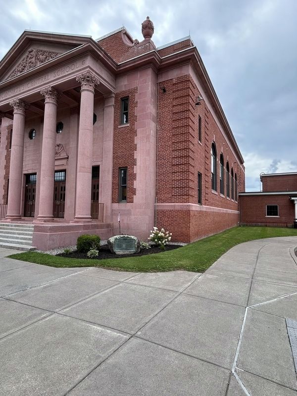 Cincinnatus Central High School World War II Memorial. Click for full size. Cincinnatus Central High School World War II Memorial image. Click for full size.